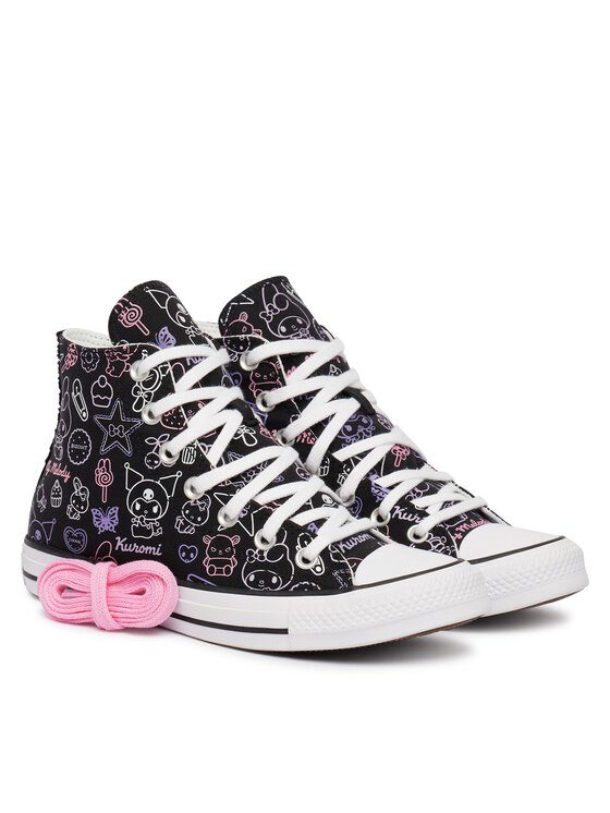 Converse Converse Sportbačiai Chuck Taylor All Star Hi X My Melody Kuromi A24938C Juoda