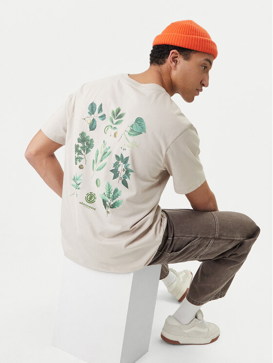 Element Element T-Shirt Bigfoot Trees ELYZT00585 Εκρού Regular Fit