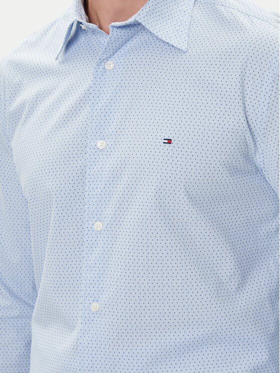 Tommy Hilfiger Tommy Hilfiger Πουκάμισο MW0MW39438 Γαλάζιο Regular Fit
