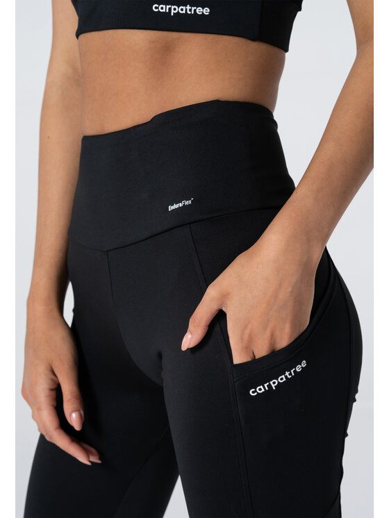 Carpatree Carpatree Legginsy Libra Czarny Slim Fit