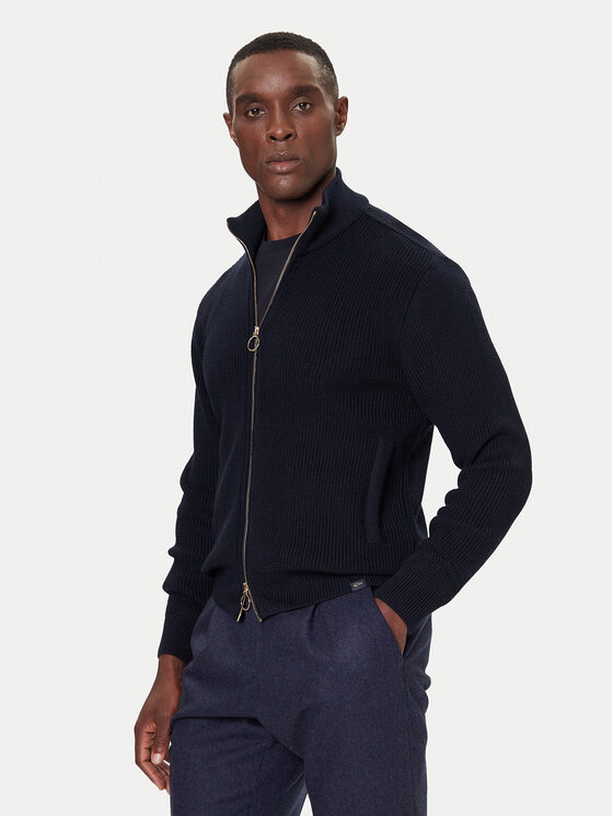 Paul&Shark Kardigan 15311275 Granatowy Regular Fit