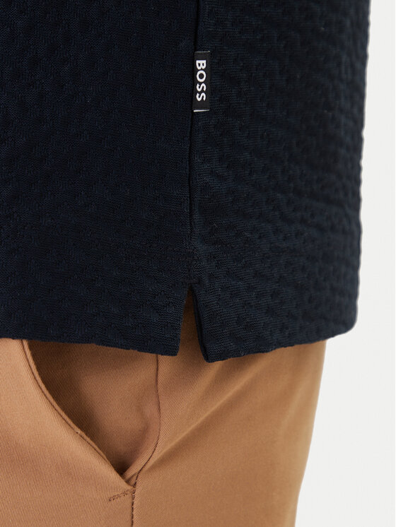 BOSS BOSS Tričko H-Thompson 228 50557395 Tmavomodrá Regular Fit