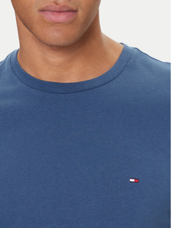 Tommy Hilfiger Tommy Hilfiger Póló Ess Seasonal MW0MW39995 Kék Regular Fit