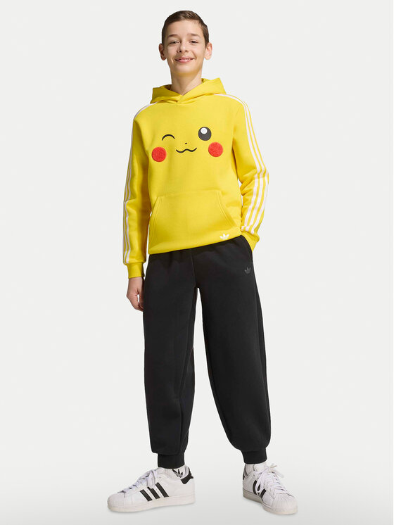 adidas adidas Džemperis Pokemon Loose Hoodie KS7112 Geltona Regular Fit