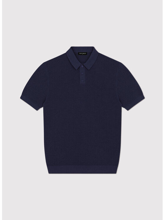 Pako Lorente Pako Lorente Polo P26WF-TX-003 Granatowy Oversize