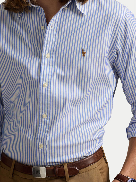 Polo Ralph Lauren Polo Ralph Lauren Camicia 710886462003 Celeste Custom Fit
