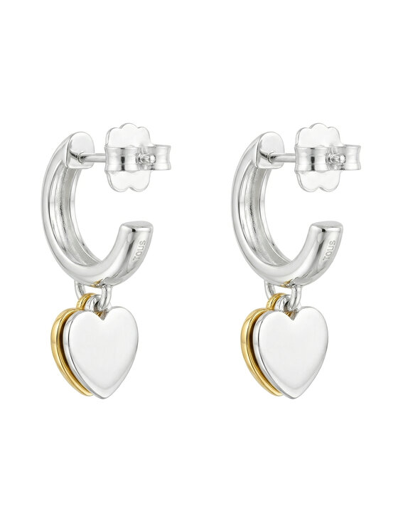 TOUS TOUS Обици Flechazo 1004567800 Сребрист