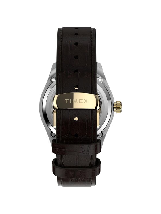 Timex Timex Zegarek TW2Y75500 Brązowy