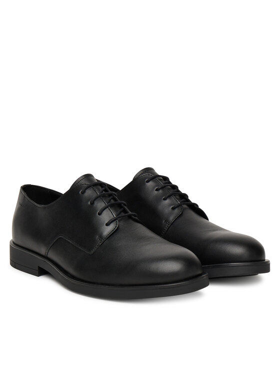 Calvin Klein Calvin Klein Halbschuhe Flex Dress Derby 4Holes Lth HM0HM01895 Schwarz