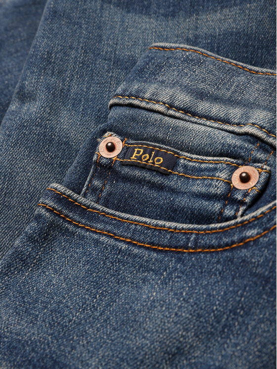 Polo Ralph Lauren Polo Ralph Lauren Skinny fit traperice Aiden 323750426 Tamnoplava Skinny Fit