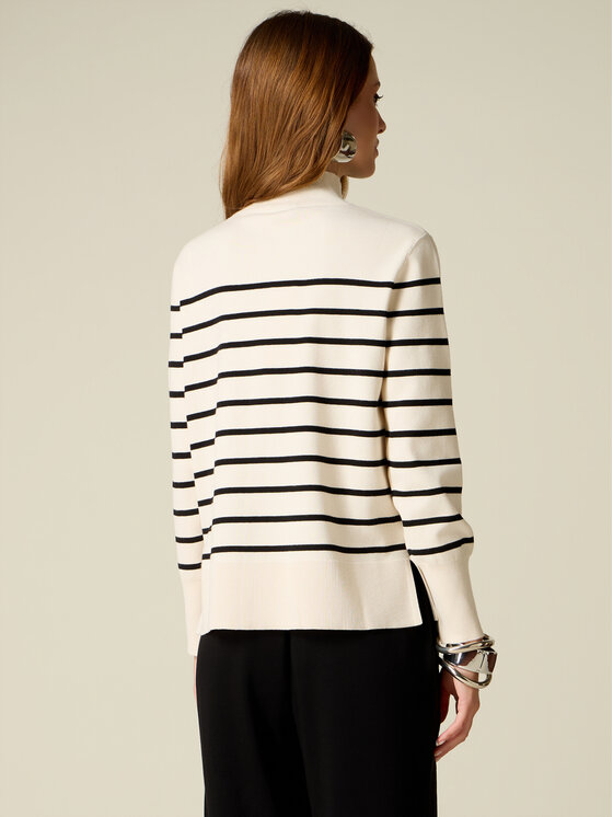 Oltre Oltre Maglione M394J005651N0S1 Bianco Regular Fit
