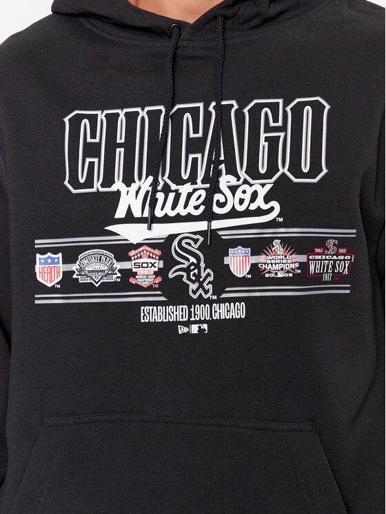 New Era New Era Mikina Chicago White Sox MLB Team Graphic 60416315 Černá Regular Fit