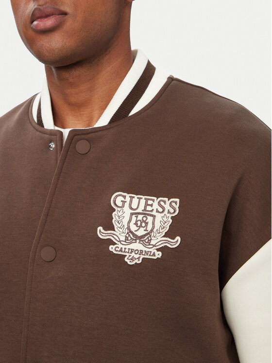 Guess Guess Kurtka bomber Z6YL07 K5007 Brązowy Regular Fit