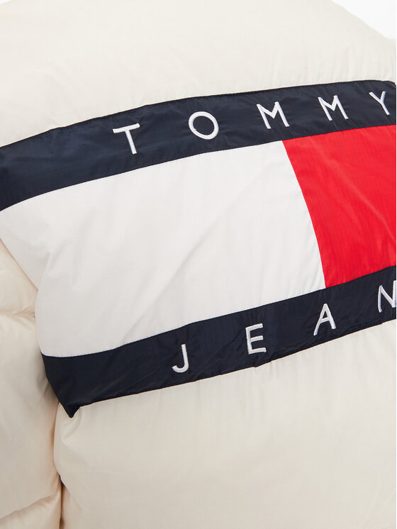 Tommy Jeans Tommy Jeans Пухено яке Alaska DW0DW18820 Екрю Regular Fit