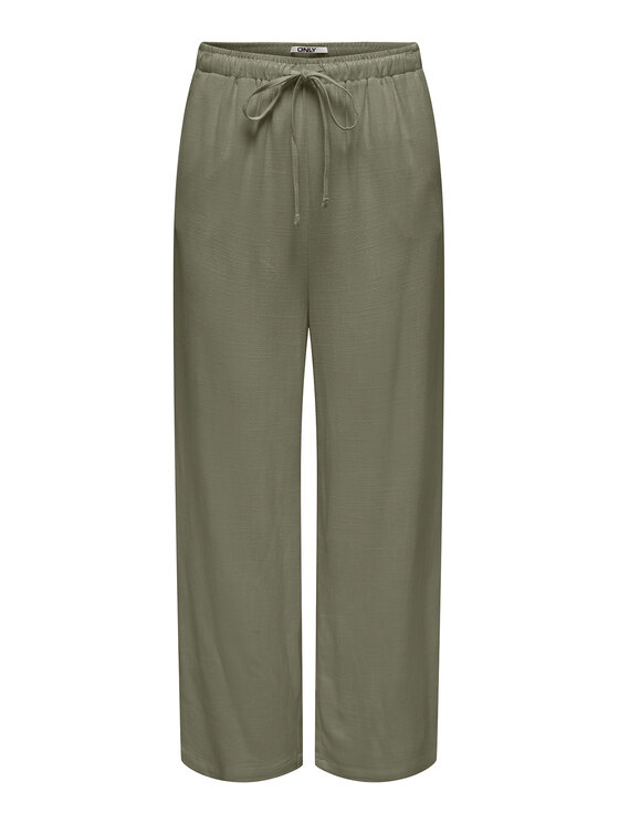 ONLY ONLY Hlače Siesta 15322263 Zelena Straight Fit