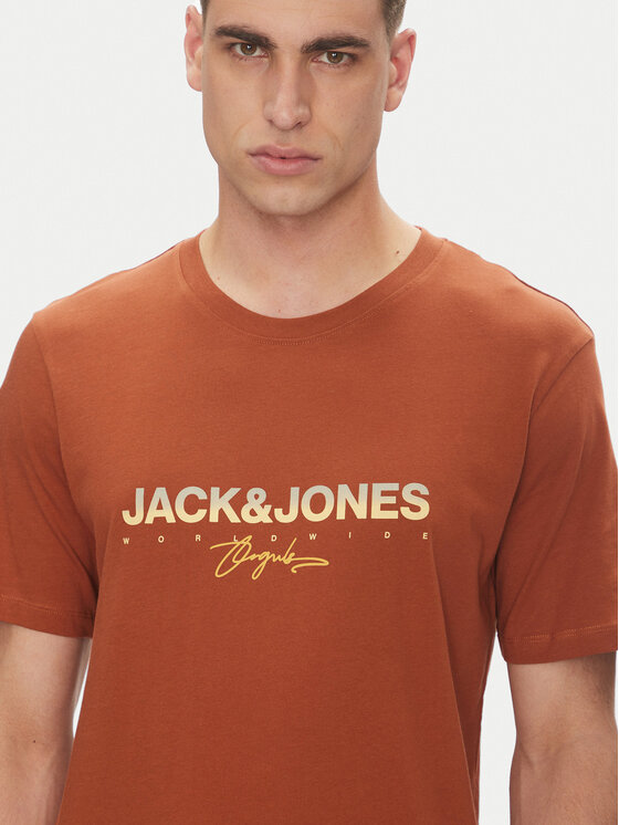 Jack & Jones Jack & Jones T-Shirt Canggu 12281809 Czerwony Regular Fit