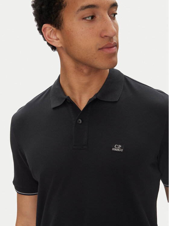 C.P. Company C.P. Company Polo 18CMPL130A006263G Czarny Regular Fit