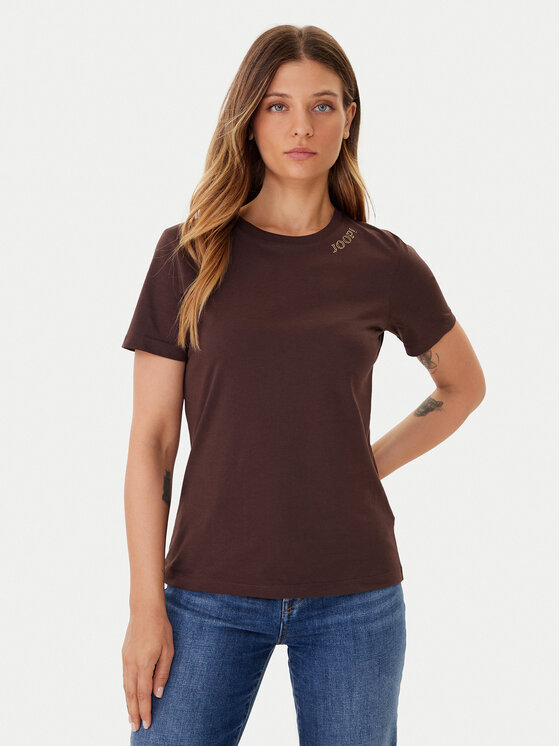 JOOP! JOOP! Póló 58 254JE58Tori 30048474 Barna Slim Fit