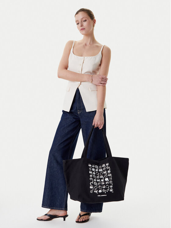 KARL LAGERFELD KARL LAGERFELD Ročna torba A2W50023 Črna