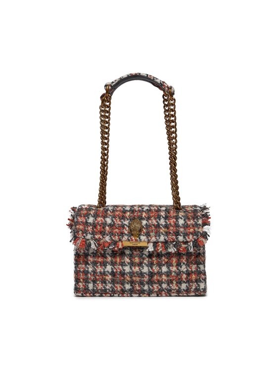 Kurt Geiger Kurt Geiger Дамска чанта 690-Tweed Kensington Bag 3614536609 Кафяв