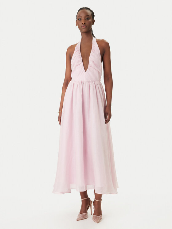 Bardot Sukienka koktajlowa Dorota Halter Neck 60206DB Różowy Regular Fit