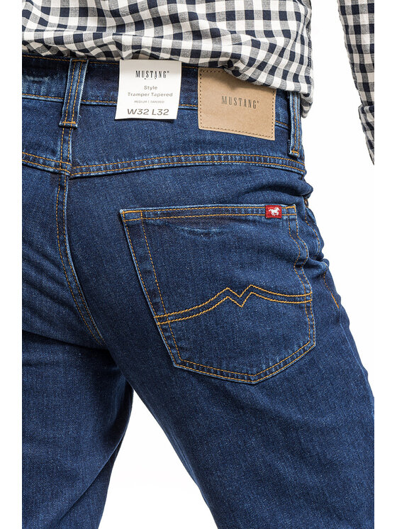 Mustang Mustang Jeansy TRAMPER TAPERED Niebieski Slim Fit