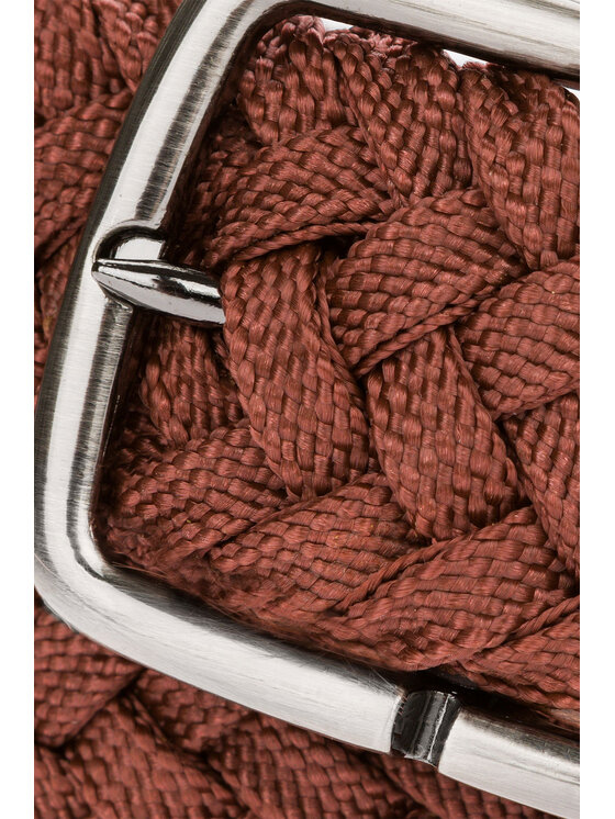 Lancerto Lancerto Pasek Męski Braid Brązowy
