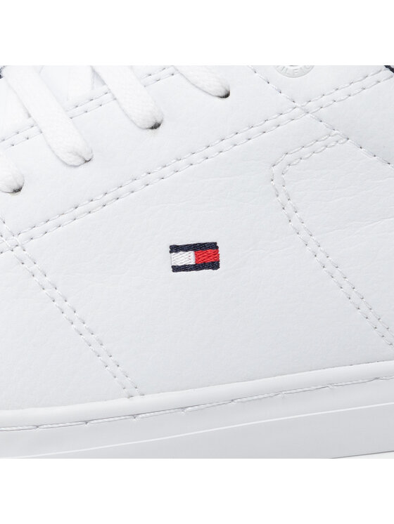 Tommy Hilfiger Tommy Hilfiger Sportcipő Essential Leather Detail Vulc FM0FM04047 Fehér