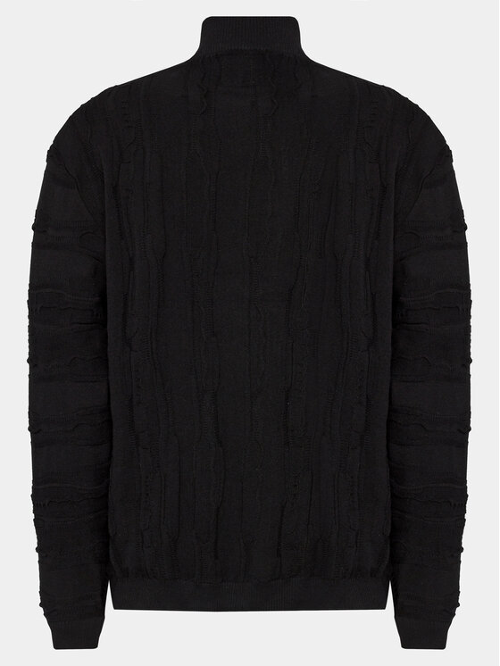 Redefined Rebel Redefined Rebel Pulover Santino 222072 Negru Regular Fit
