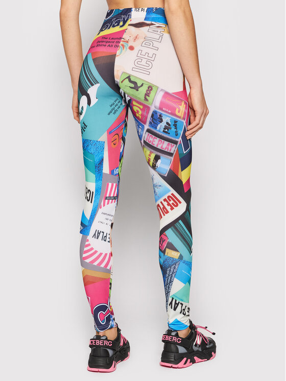 Leggings 21I U2M0 B051 6500 S0Y1 Multicolore Slim