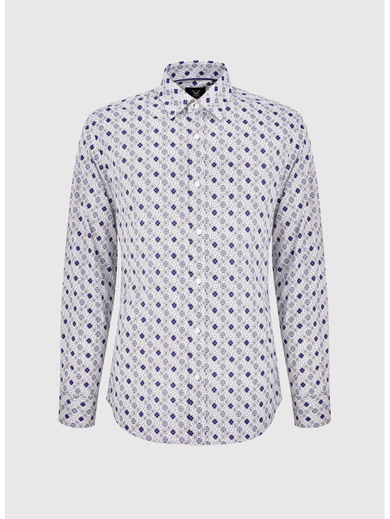 Pako Lorente Pako Lorente Koszula P23SF-1X-012 Biały Slim Fit