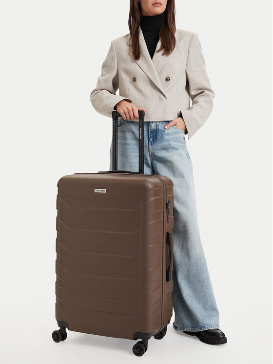 GINO ROSSI GINO ROSSI Velký kufr CEO-GIN-MS-002-L Tmavě hnědá