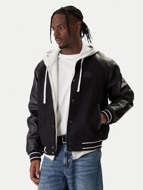 Tommy Jeans Tommy Jeans Куртка бомбер DM0DM22439 Чорний Regular Fit