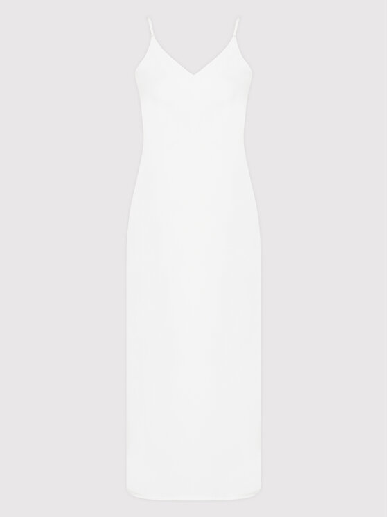 DeeZee DeeZee Vsakodnevna obleka Becca HSM017 Bela Slim Fit