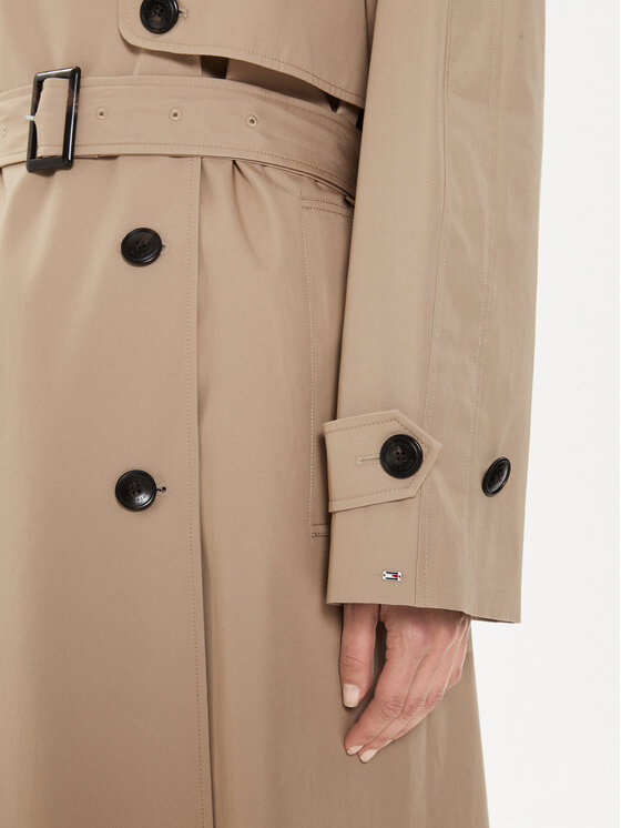 Tommy Hilfiger Tommy Hilfiger Trencis WW0WW43336 Bēšs Oversize