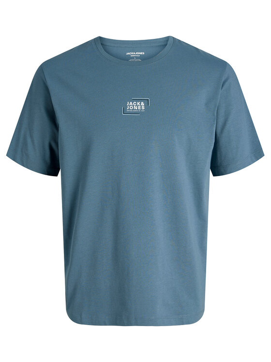 Jack & Jones Jack & Jones Marškinėliai Corp Graphic 12268415 Mėlyna Regular Fit