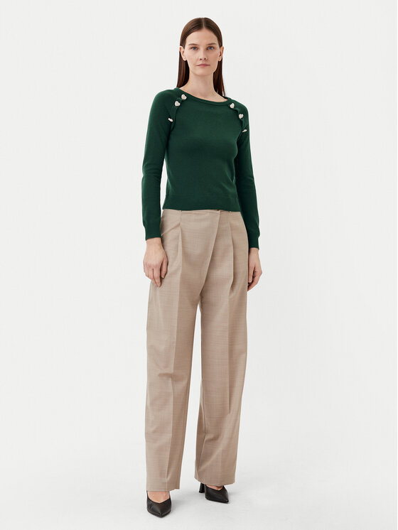 Motivi Motivi Sweater M6706001041N Zöld Regular Fit