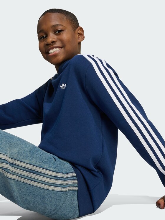 adidas adidas Bluza 169389 Granatowy Loose Fit