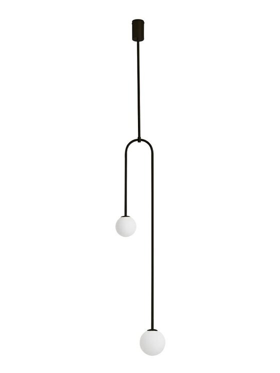 MIAhome MIAhome Lampa wisząca LOW czarna 133 cm Czarny