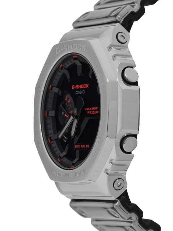 G-Shock G-Shock Sat GM-2100YRA-8AER Srebrna