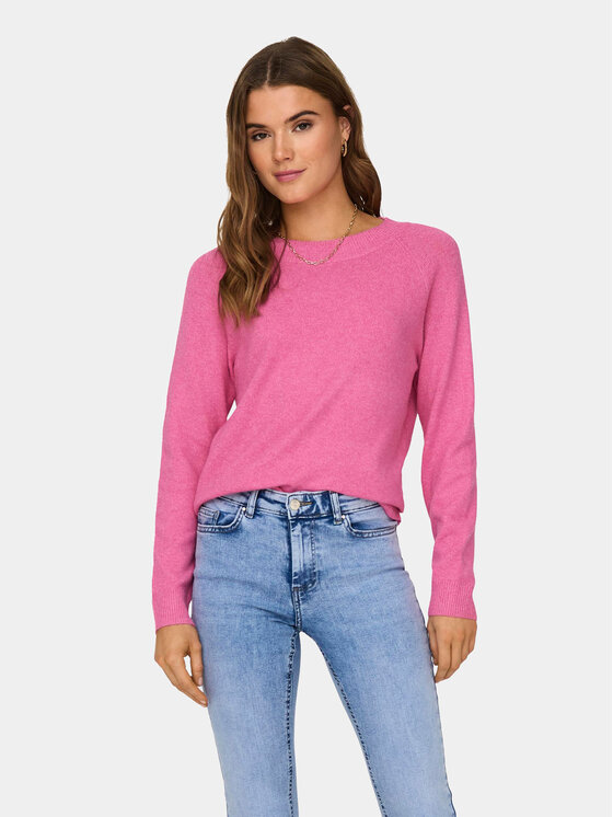 ONLY ONLY Svetr Rica 15204279 Růžová Regular Fit