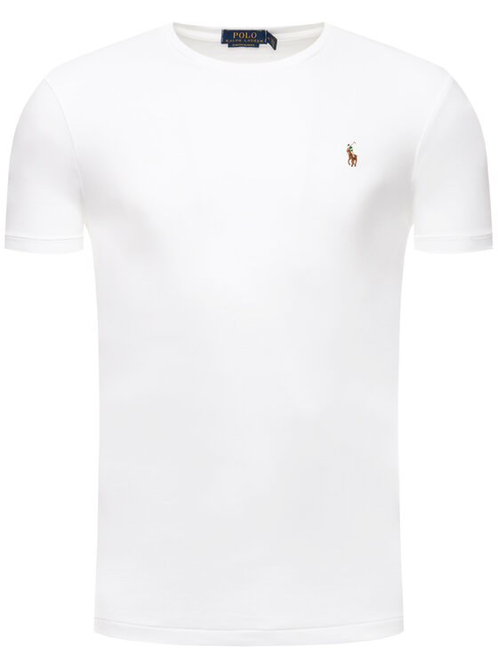 Polo Ralph Lauren Polo Ralph Lauren T-Shirt 710740727 Biały Slim Fit