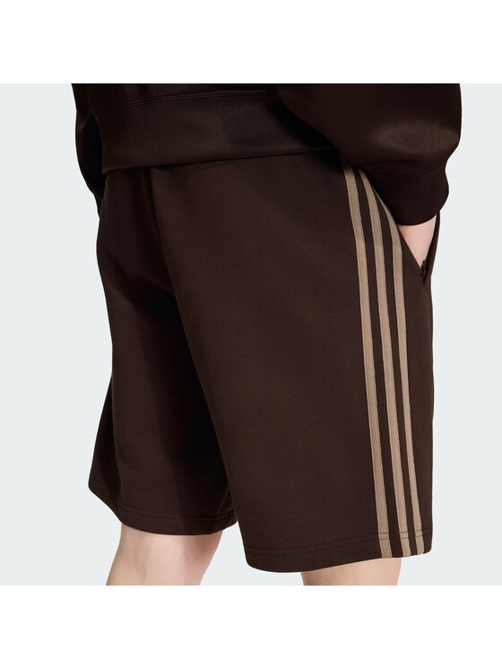 adidas adidas Szorty materiałowe 159264 Brązowy Regular Fit