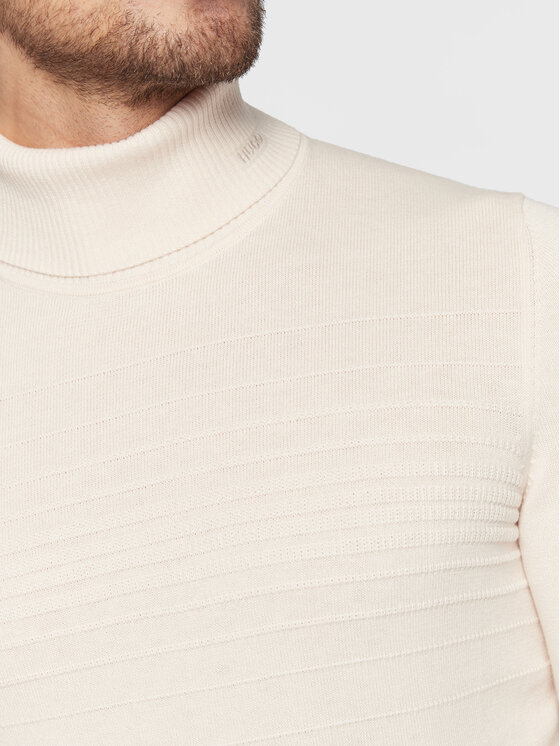 Hugo Rolák Siso 50474822 Écru Slim Fit | Modivo.sk