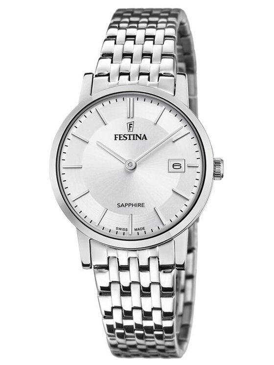 Festina Festina Ρολόι F20019/1 Ασημί