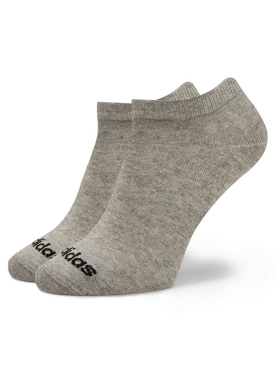 adidas adidas Unisex-Sneakersocken Thin Linear Low-Cut Socks 3 Pairs IC1300 Grau