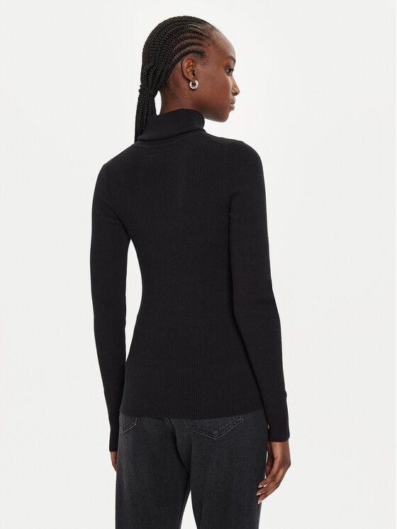 Calvin Klein Jeans Calvin Klein Jeans Rollkragenpullover J20J224225 Schwarz Regular Fit