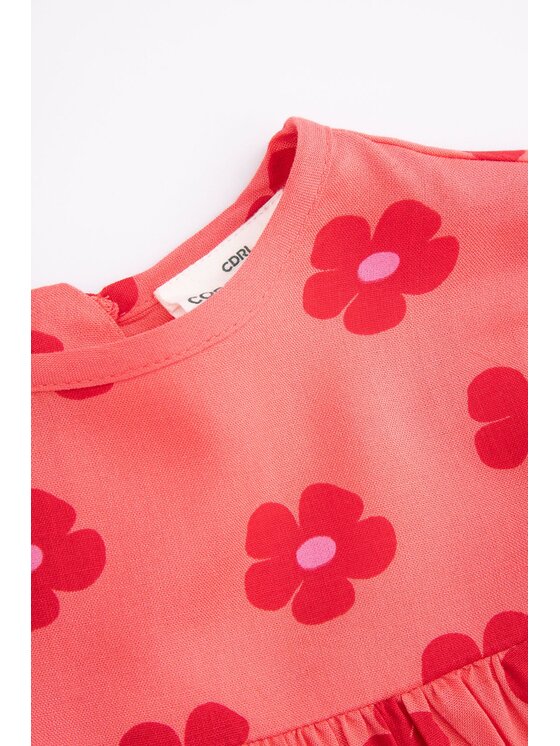 Coccodrillo Coccodrillo Sukienka WC5128101NGN-025 Czerwony Regular Fit