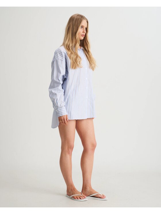 Le Songe Le Songe Koszula ROSTI Niebieski jasny Oversize
