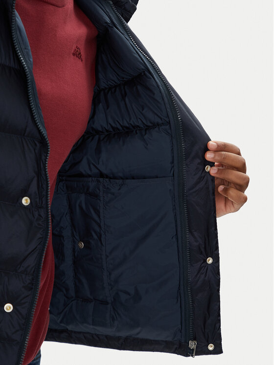 Tommy Jeans Tommy Jeans Pehelykabát DM0DM21937 Sötétkék Regular Fit